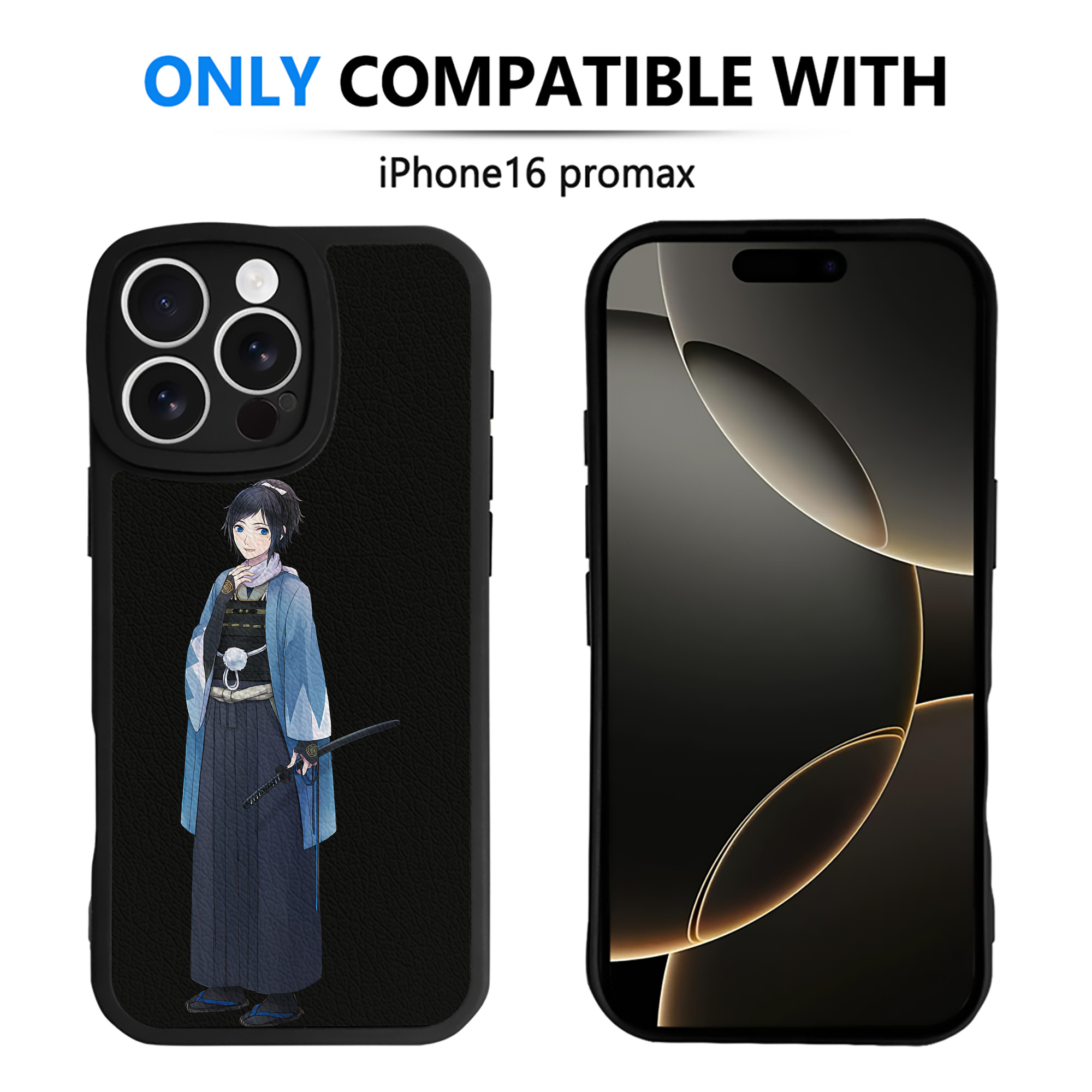 （画像用） 刀剣乱舞 Touken Ranbu 【iPhone 16シリーズ対応】シリコンスマホケース（レザー調） 材質：シリコン